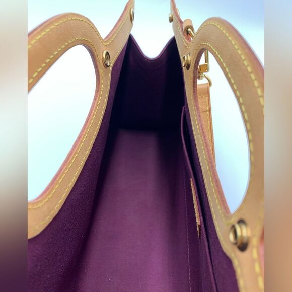 Auth Louis Vuitton Amarante LV Monogram Vernis Leather Roxbury Drive 2way Tote - Picture 16 of 16